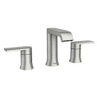 Moen Genta Series 84763SRN Bathroom Faucet, 1.2 gpm, 2-Faucet Handle, 3-Faucet Hole, Metal, Spot Resist Brushed Nickel