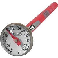 General Tools 321 Pocket Analog Thermometer With Magnifying Lens