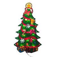 CHRISTMAS TREE SNGL SIDED 18IN