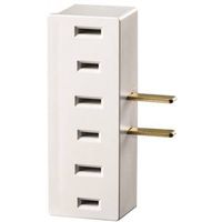 Leviton 002-00065-00W Non-Grounding Outlet Adapter
