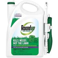 Roundup 5008910 Lawn Weed Killer with Extended Reach Wand, Liquid, Spray Application, 1 gal