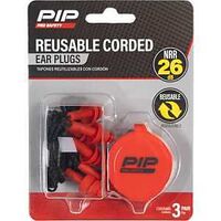 EAR PLUGS TRI-FLANGE REUSABLE 