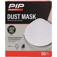 DUST MASK DISPOSABLE 3-PLY WHT