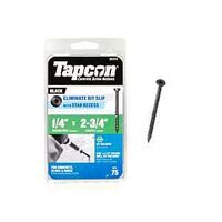 TAPCON 1/4X2-3/4 STAR BLACK   