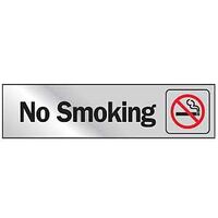 SIGN VINYL NO SMOKING 2INX8IN 