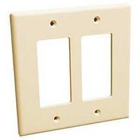 WALLPLATE 1-DUPLEX SMOOTH     