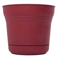 PLANTER 7IN BURNT RED SATURN  