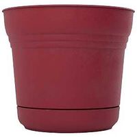PLANTER 14IN BURNT RED SATURN 