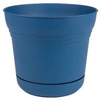 PLANTER W/SAUCER CLSC BLUE 5IN