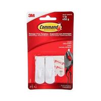 Command 17002C Reusable Small Utility Adhesive Hook