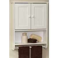 Zenith 9114W Country Cottage Wall Cabinet White for sale online 