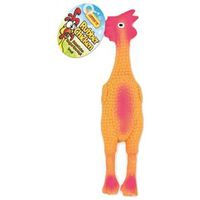 TOY PET RUBBER CHICKEN SMALL  