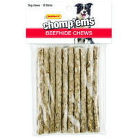 CHEW DOG RAWHIDE 10CT 5IN BEEF