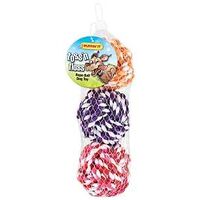 TOY PET ROPE-BALL 3CT         