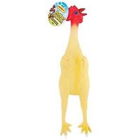 TOY PET RUBBER CHICKEN LARGE  