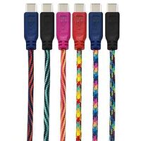 CABLE USB TYPE-C BRAIDED 7FT  