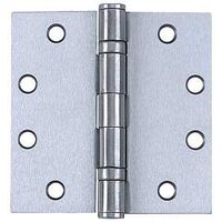 Tell Manufacturing H4040 Series HG100320 Square Hinge, 4 in H Frame Leaf, 0.085 in Thick Frame Leaf, Stainless Steel