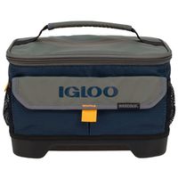 COOLER OUTDR BLU/TAN 8X7-1/4IN
