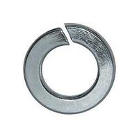 Reliable SLWZ516VP Spring Lock Washer, 21/64 in ID, 37/64 in OD, 5/64 in Thick, Steel, Zinc, 100/BX