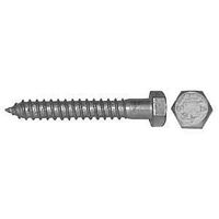 Reliable HLHDG Series HLHDG128CT Partial Thread Bolt, 1/2-6 Thread, 8 in OAL, A Grade, Galvanized Steel