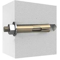 Reliable SA123VA Expansion Sleeve Anchor, 1/2 in Dia, 3 in L, 532 kg Ceiling Mount, 587 kg Wall Mount, Steel, Zinc, 10/BX