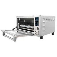 Nuwave 20831 Toaster Oven and Air Fryer, 1800 W, 4-Slice, Digital Control, Stainless Steel