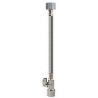 Keeney 2068PCPOLFC12K Quick Lock Valve, 5/8 in Connection, Compression, 125 psi Pressure, Stainless Steel Body
