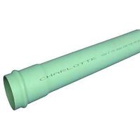 Genova 400 Perforated Sewer and Drain Pipe With Green Gasket