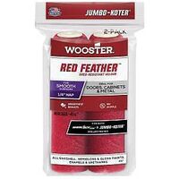 ROLLER CVR RED FEATH 4-1/2X1/4
