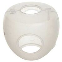COVER DOOR KNOB CLEAR 3 COUNT 
