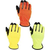 GLOVES WORK LEATHER PALM 3PK  