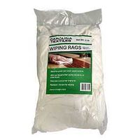 WASHED KNIT RAG WHITE 1LB BAG 