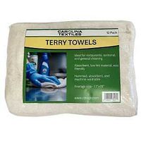 TERRY BAR MOP TOWEL WHITE 12PK