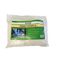 TERRY BAR MOP TOWEL WHITE 35PK