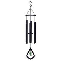 WIND CHIME GREEN AGATE 34IN   