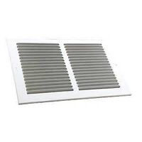 GRILLE SIDEWALL WHITE 8X14IN  