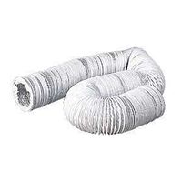 Duct Air 4in 10ft VNYL WHT