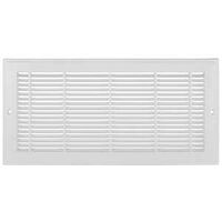 GRILLE SIDEWALL WHITE 14X6IN  