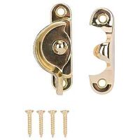 SASH LOCK 2-1/2IN BRASS PLATED