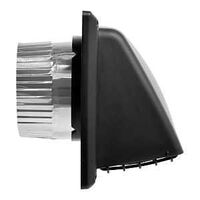 PREFERRED VENT CAP BLACK 4IN  