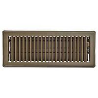 LVRD FLOOR RGSTR CHOC 4 X 12IN