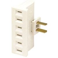 Leviton C24-00069-00W Non-Grounding Outlet Adapter