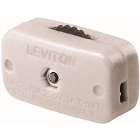 Leviton C24-00423-3KW Feed Through Miniature Cord Switch