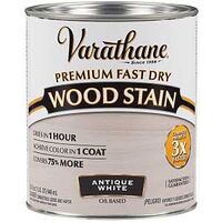 STAIN WOOD INT ANT WHITE QT   