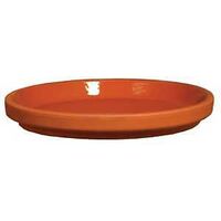 INNER GLAZED SAUCER RED 5IN   