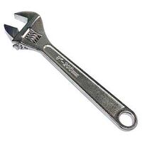 WRENCH ADJUSTABLE CHROME 8IN