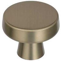 KNOB CAB GOLD CHMPG 1-5/16IN  