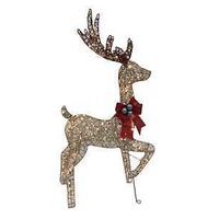 RATTAN REINDEER BUCK LED 52IN 