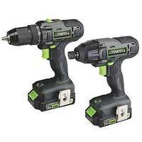 Genesis G20 Max GL20DIDKB2 Drill/Impact Driver Combo Kit, Battery Included, 2 Ah, 20 V, Lithium-Ion