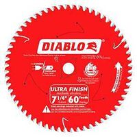 Diablo D0760X Circular Saw Blade, 7-1/4 in Dia, 5/8 in Arbor, 60-Teeth, TiCo Cutting Edge